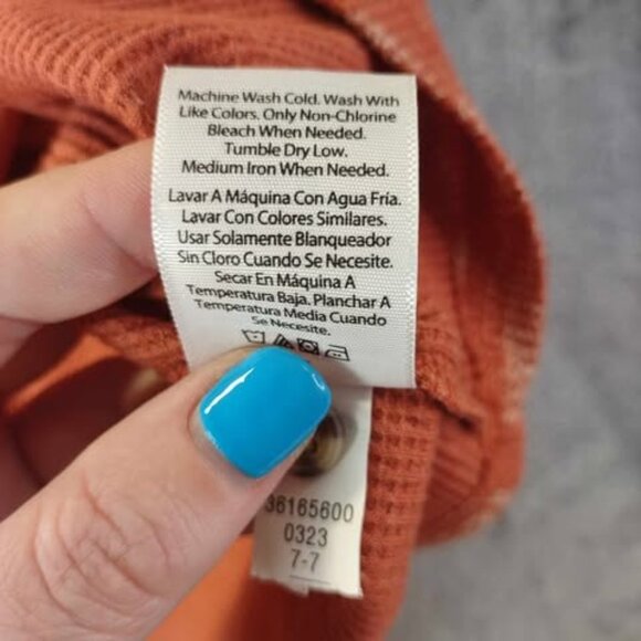 Terra & Sky Orange Long Sleeve Tee - Picture 6 of 9